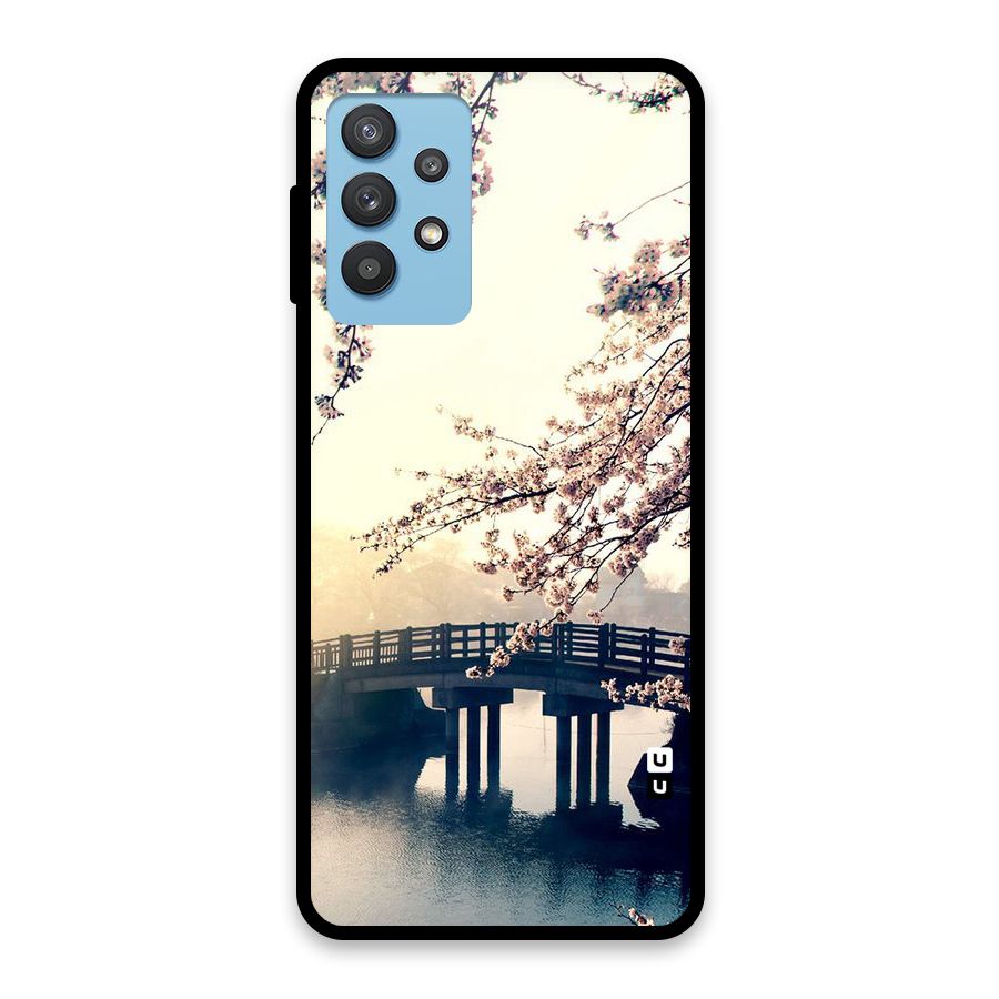 Bridge Blossom Glass Back Case for Galaxy M32 5G