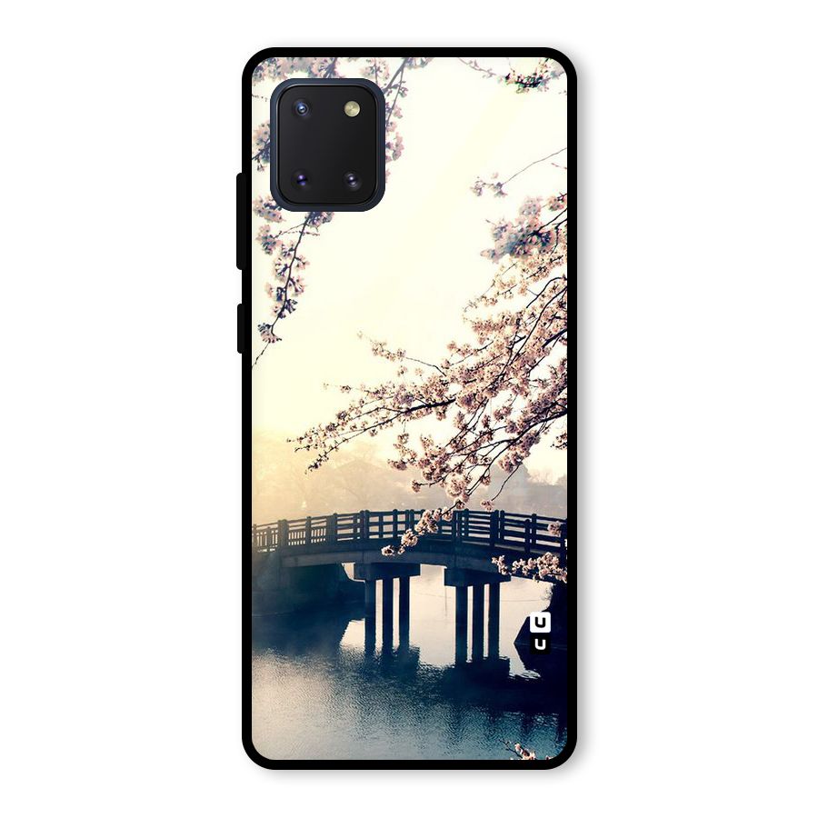 Bridge Blossom Glass Back Case for Galaxy Note 10 Lite