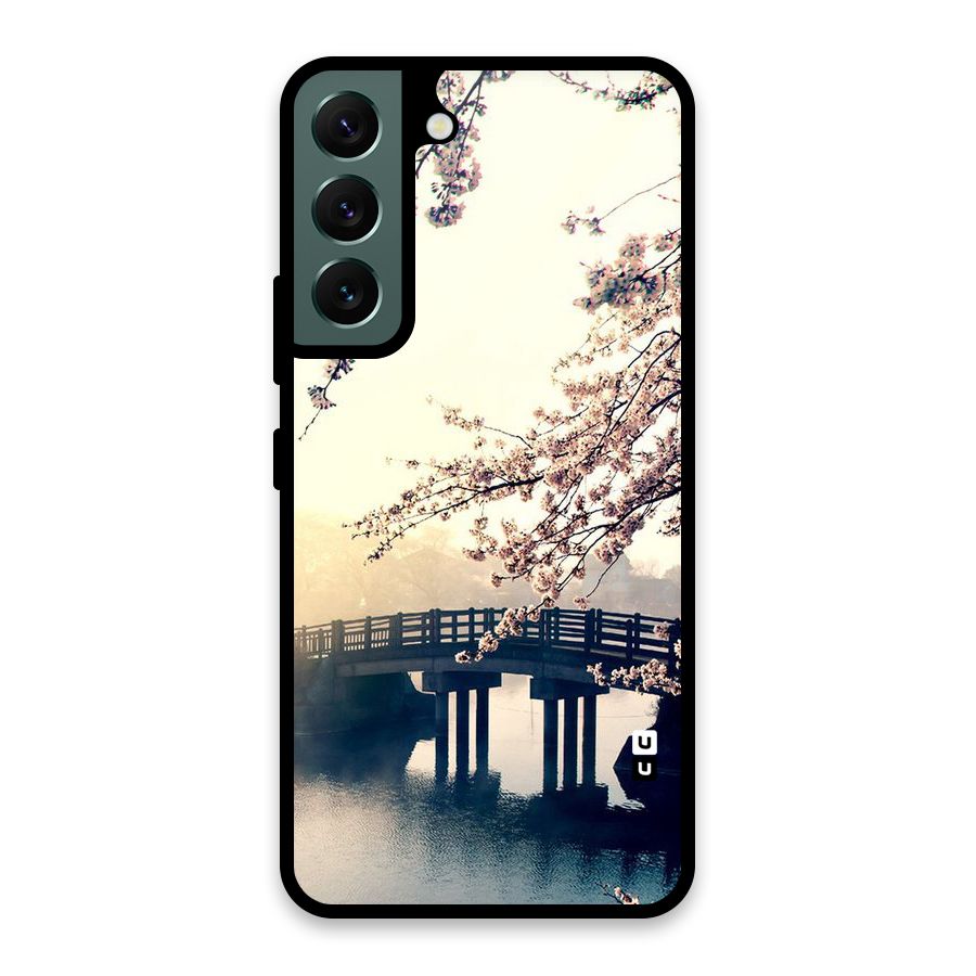 Bridge Blossom Glass Back Case for Galaxy S22 5G