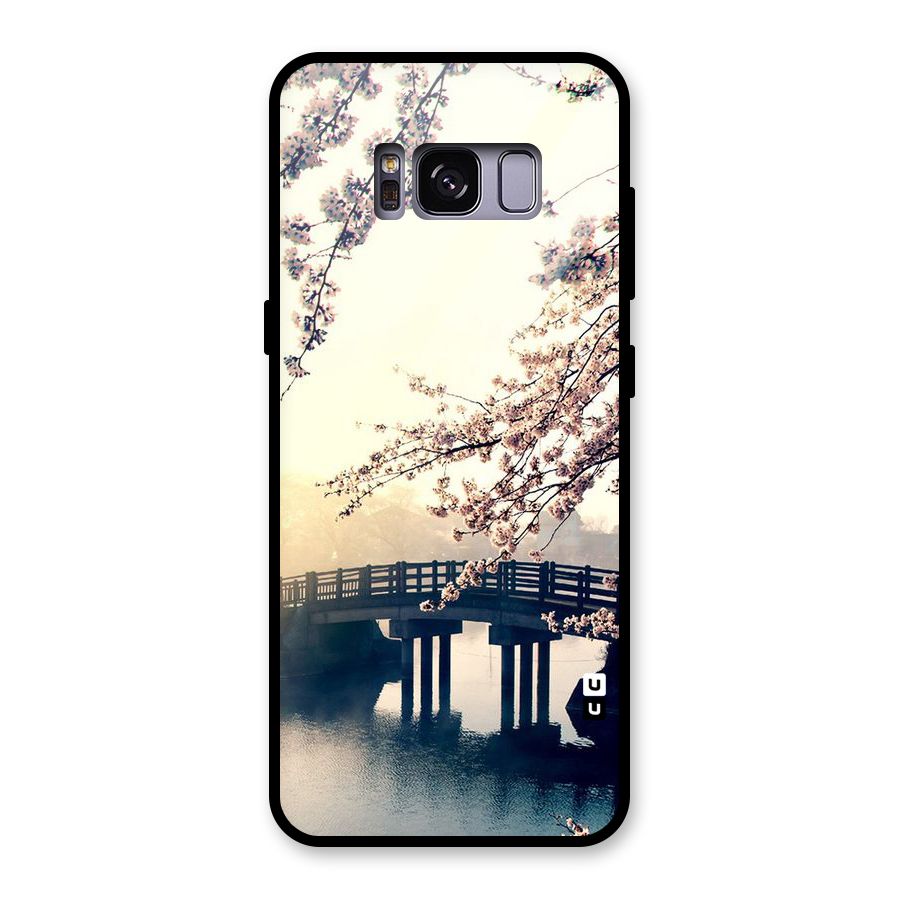 Bridge Blossom Glass Back Case for Galaxy S8