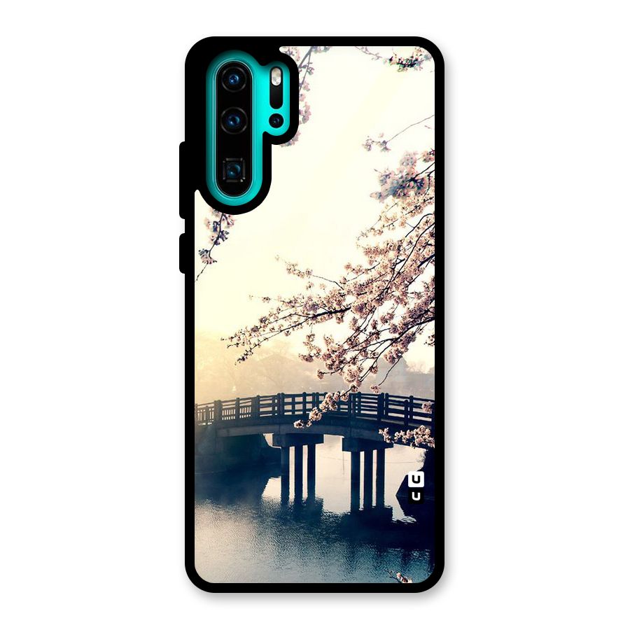 Bridge Blossom Glass Back Case for Huawei P30 Pro