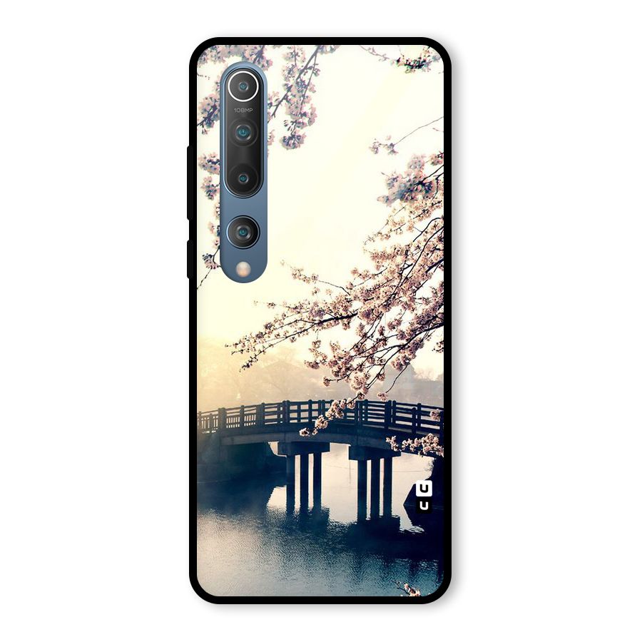 Bridge Blossom Glass Back Case for Mi 10