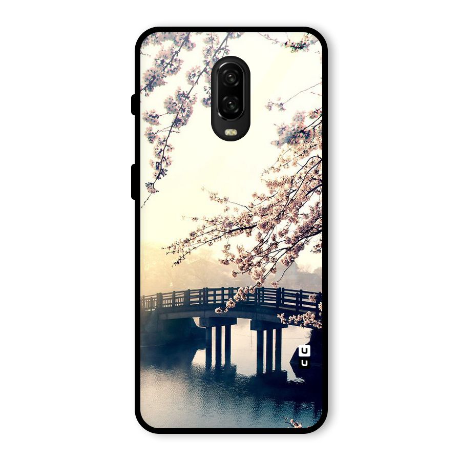 Bridge Blossom Glass Back Case for OnePlus 6T