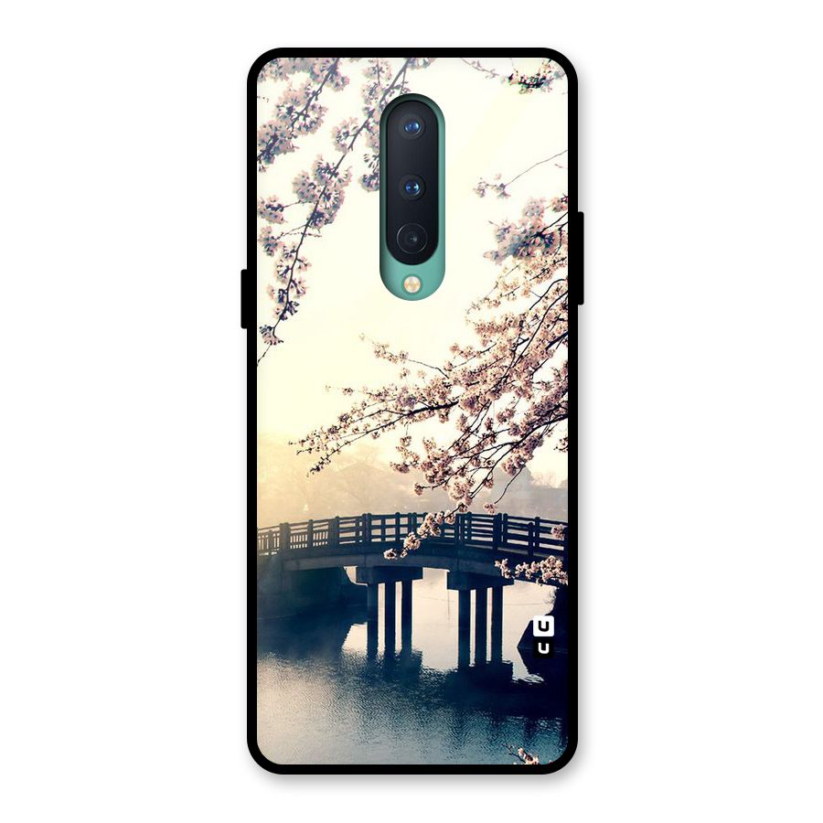 Bridge Blossom Glass Back Case for OnePlus 8