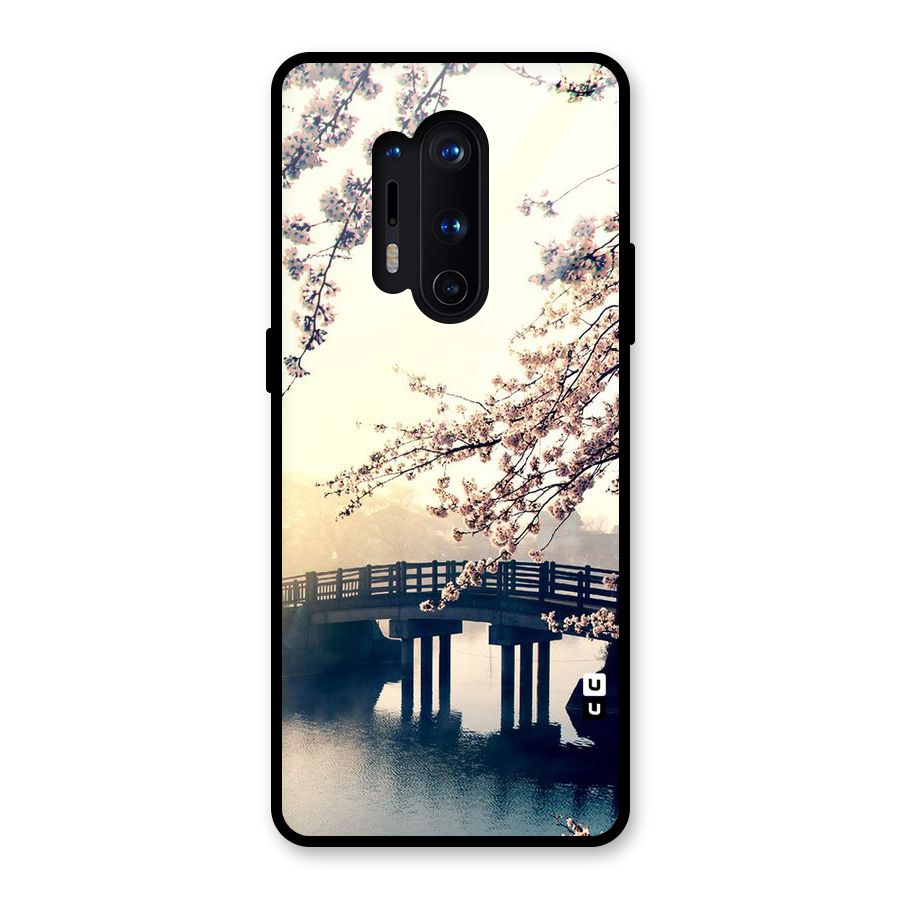 Bridge Blossom Glass Back Case for OnePlus 8 Pro