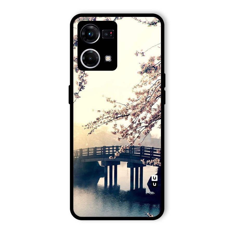 Bridge Blossom Glass Back Case for Oppo F21 Pro 4G
