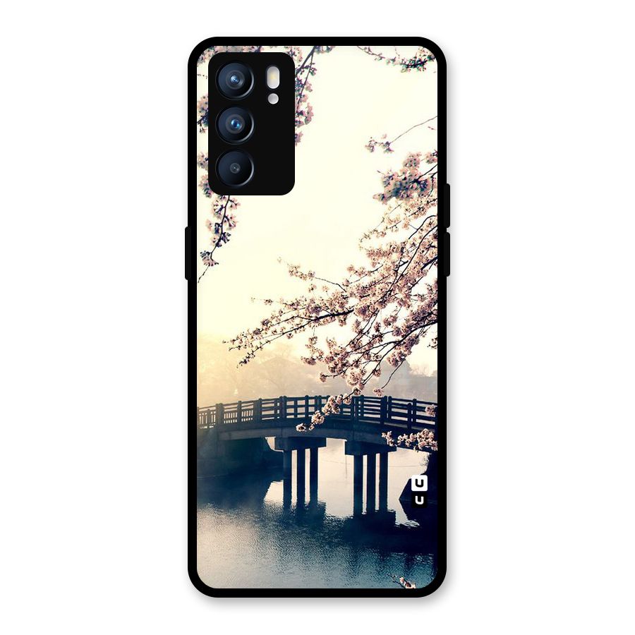 Bridge Blossom Glass Back Case for Oppo Reno6 5G