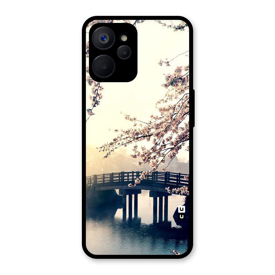 Bridge Blossom Glass Back Case for Realme 9i 5G