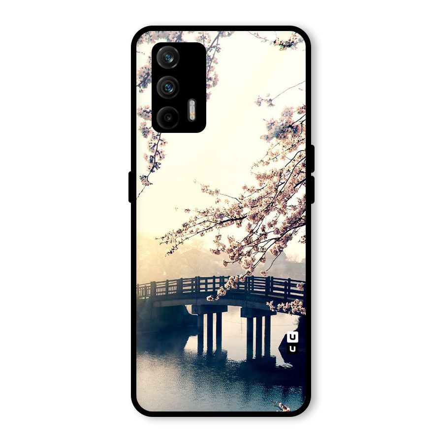 Bridge Blossom Glass Back Case for Realme X7 Max