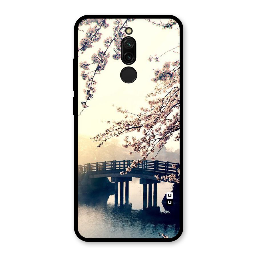 Bridge Blossom Glass Back Case for Redmi 8