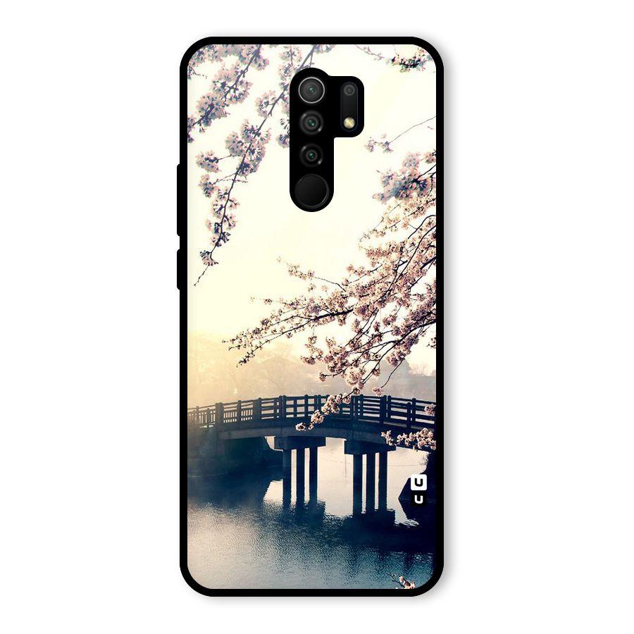 Bridge Blossom Glass Back Case for Redmi 9 Prime
