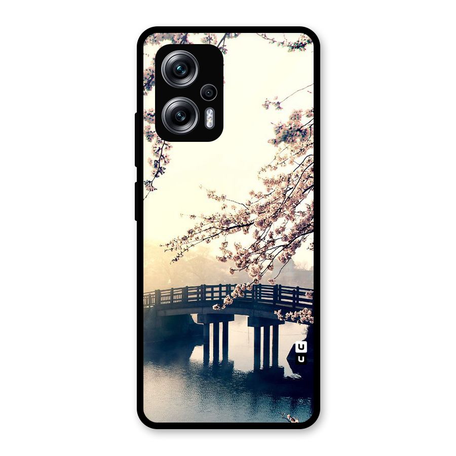 Bridge Blossom Glass Back Case for Redmi K50i