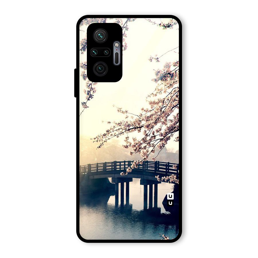 Bridge Blossom Glass Back Case for Redmi Note 10 Pro Max