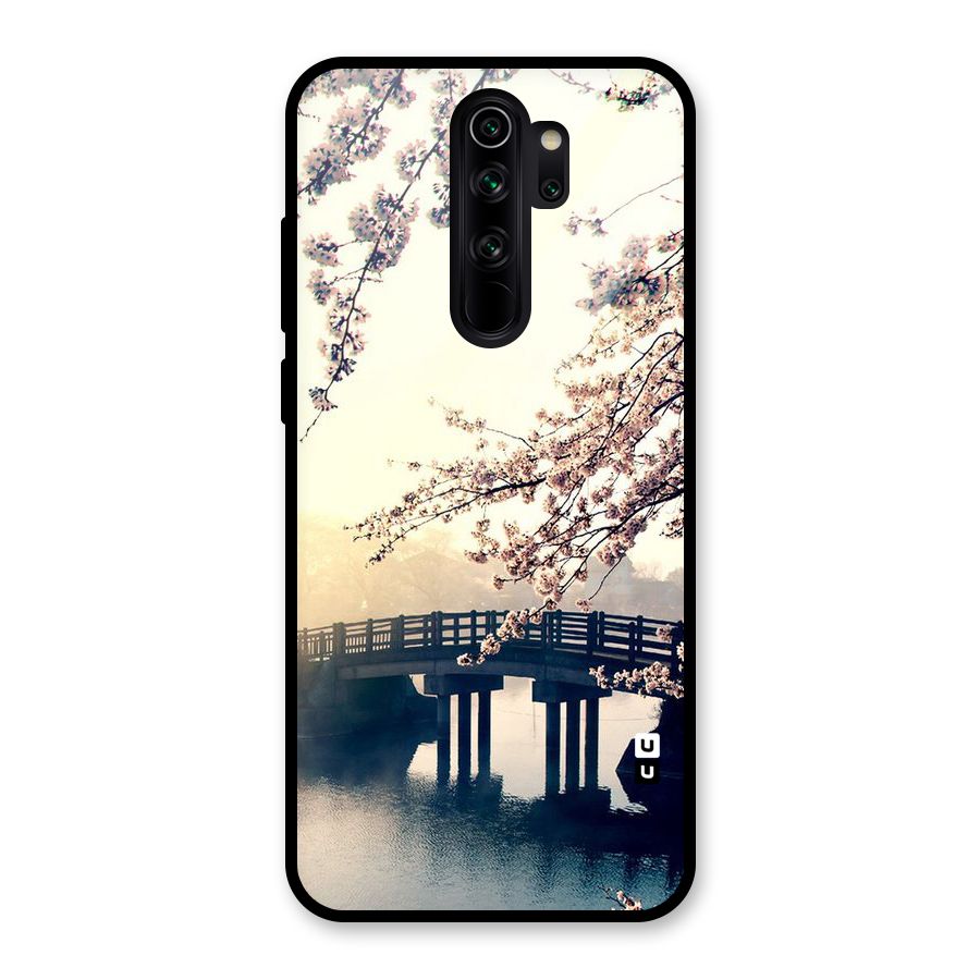 Bridge Blossom Glass Back Case for Redmi Note 8 Pro