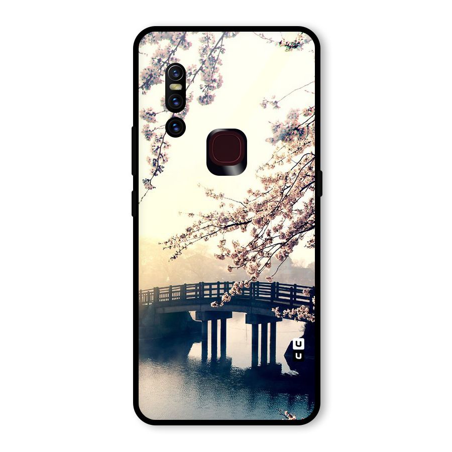 Bridge Blossom Glass Back Case for Vivo V15