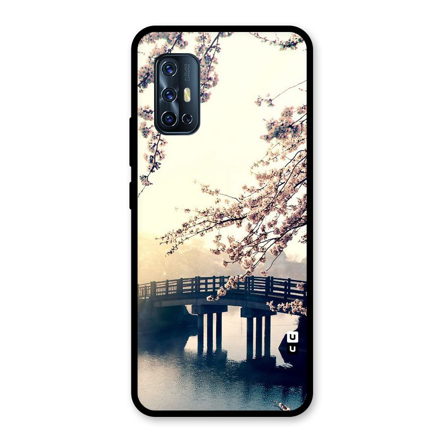 Bridge Blossom Glass Back Case for Vivo V17