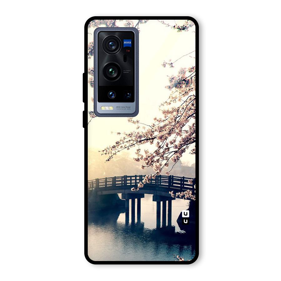Bridge Blossom Glass Back Case for Vivo X60 Pro Plus