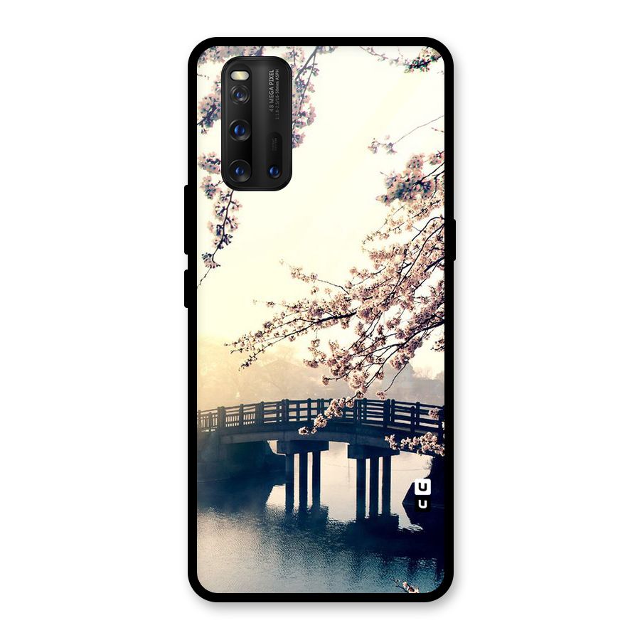 Bridge Blossom Glass Back Case for Vivo iQOO 3