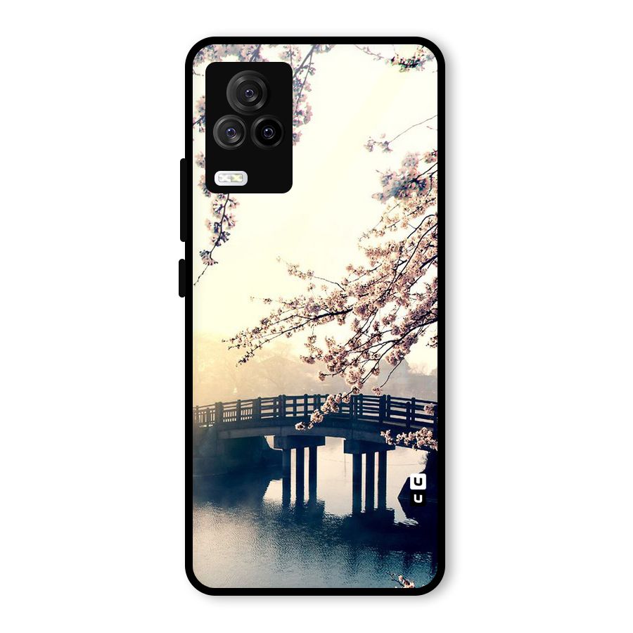 Bridge Blossom Glass Back Case for Vivo iQOO 7 Legend 5G
