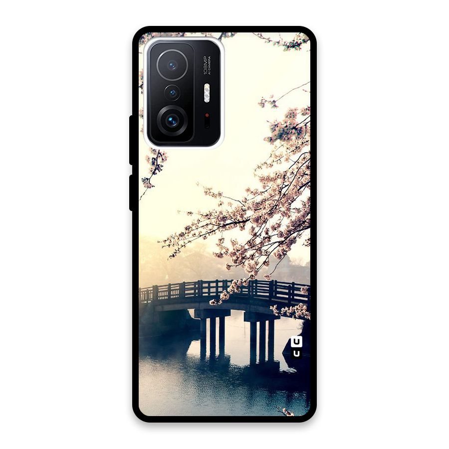 Bridge Blossom Glass Back Case for Xiaomi 11T Pro