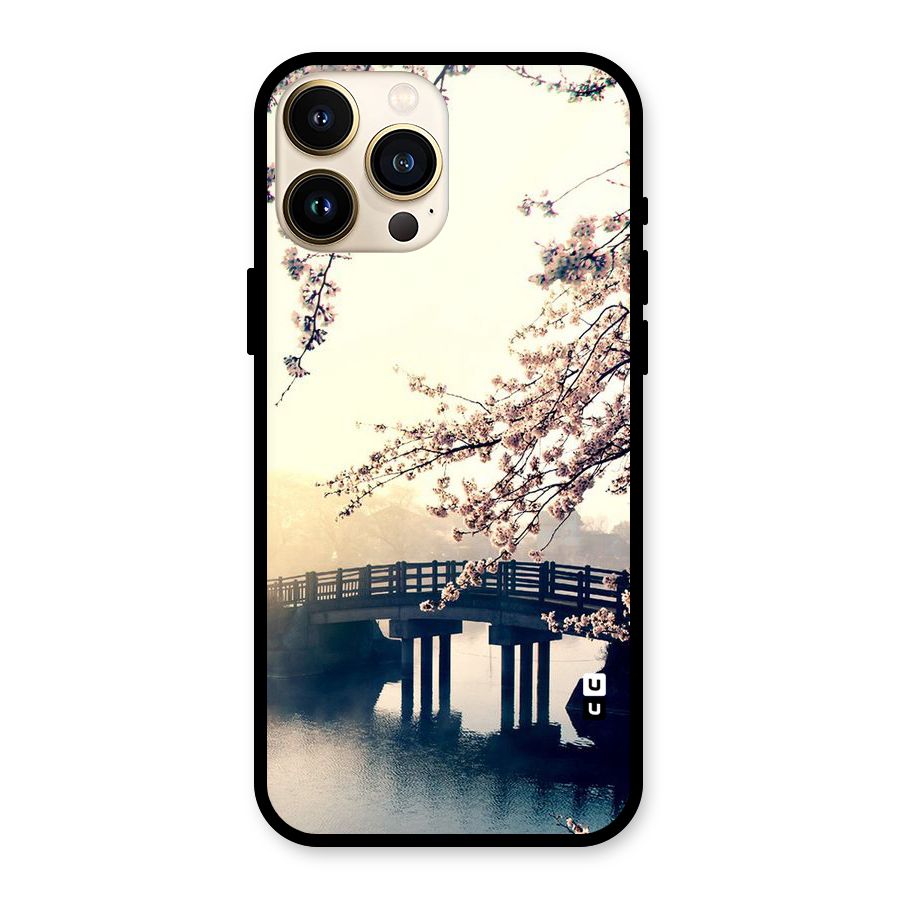 Bridge Blossom Glass Back Case for iPhone 13 Pro Max