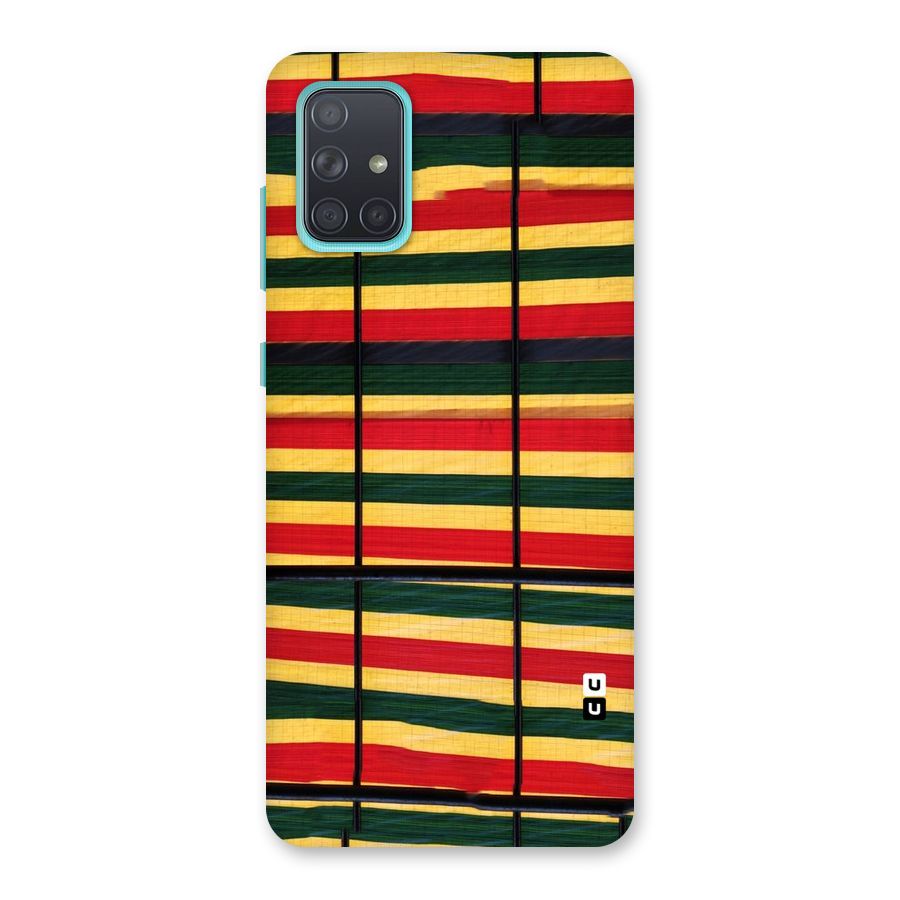 Bright Colors Lines Back Case for Galaxy A71