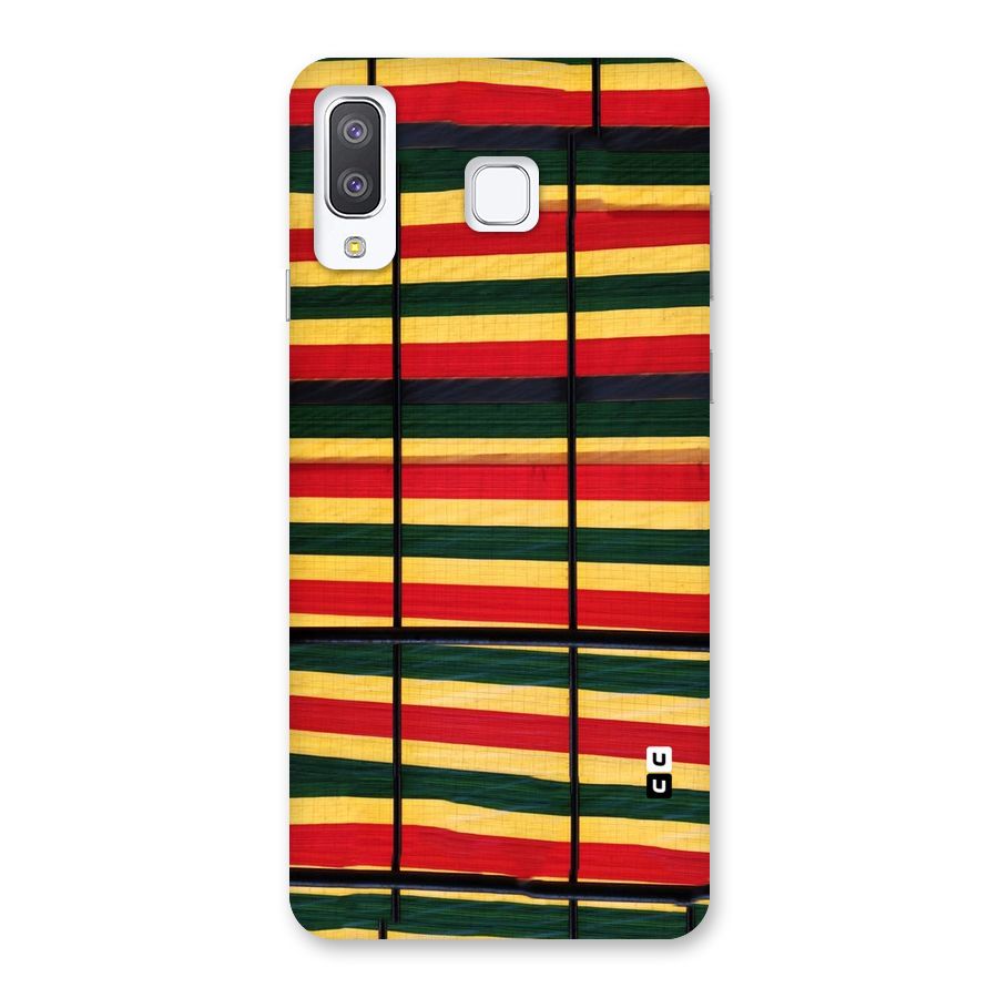 Bright Colors Lines Back Case for Galaxy A8 Star