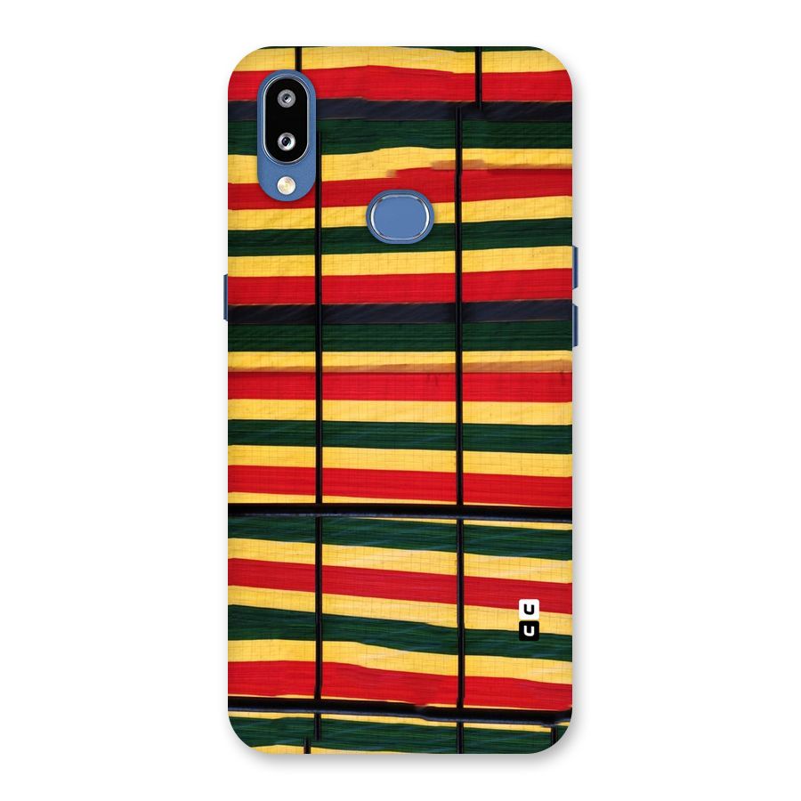 Bright Colors Lines Back Case for Galaxy M01s