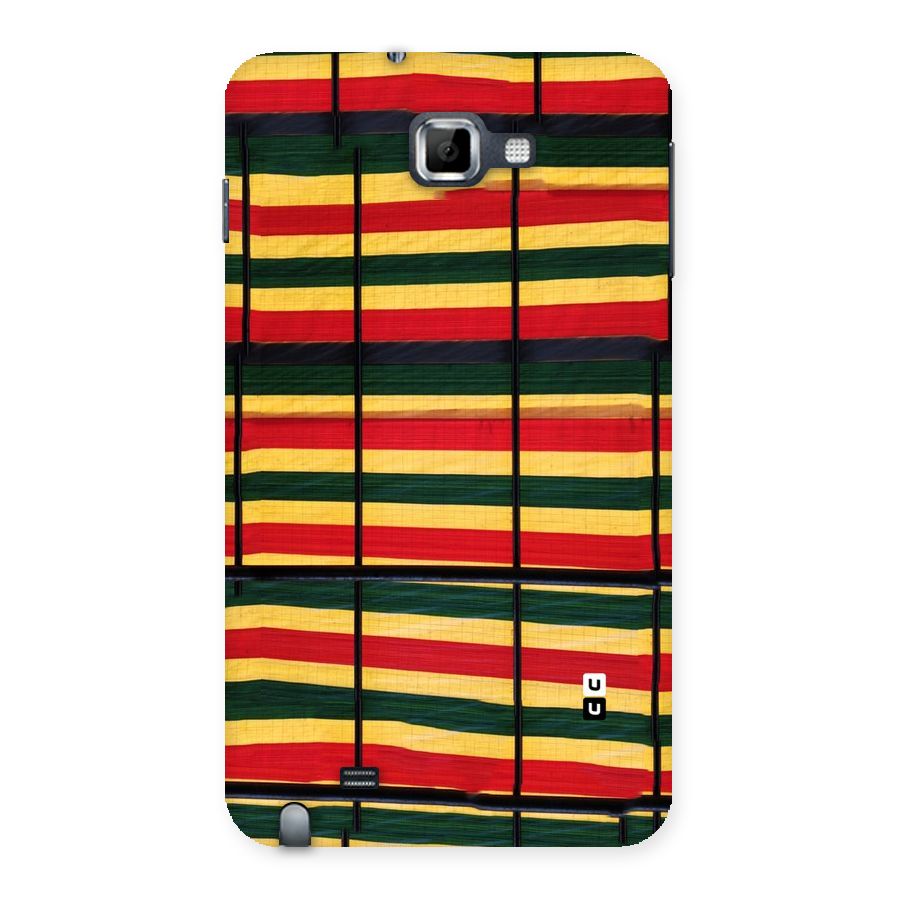 Bright Colors Lines Back Case for Galaxy Note