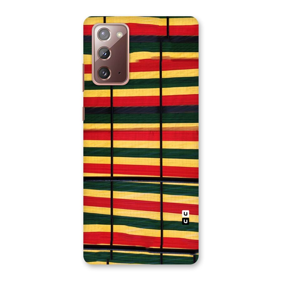 Bright Colors Lines Back Case for Galaxy Note 20