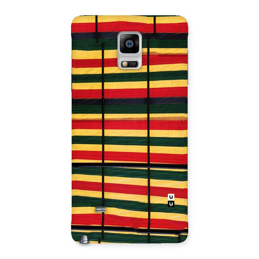 Bright Colors Lines Back Case for Galaxy Note 4