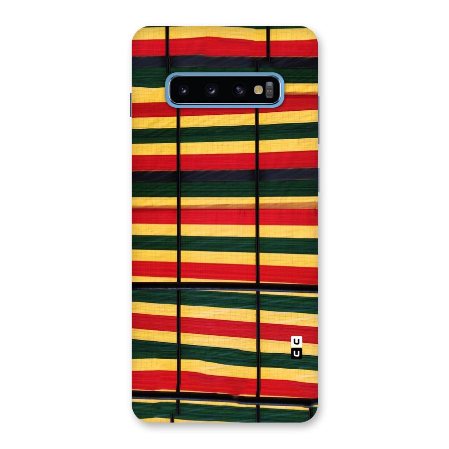 Bright Colors Lines Back Case for Galaxy S10 Plus