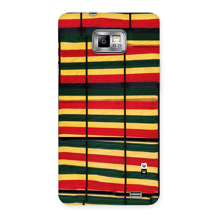 Bright Colors Lines Back Case for Galaxy S2