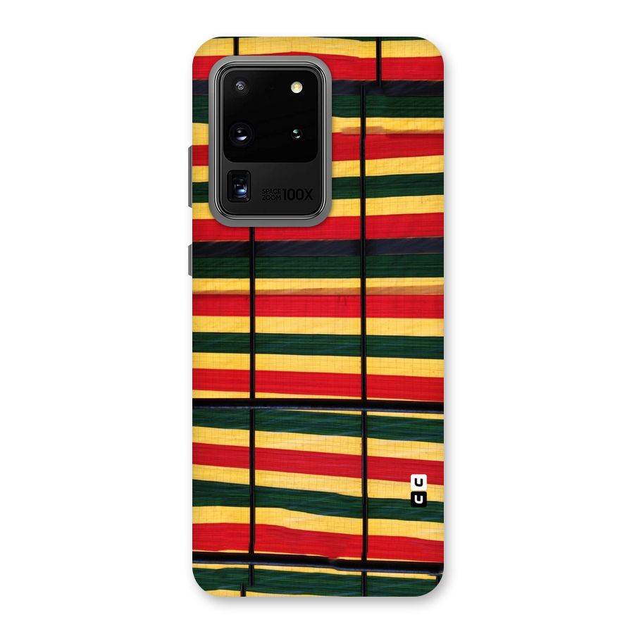 Bright Colors Lines Back Case for Galaxy S20 Ultra