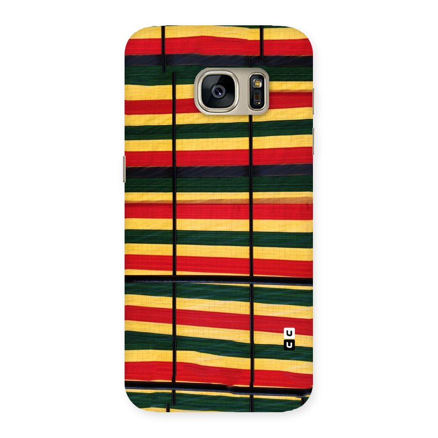 Bright Colors Lines Back Case for Galaxy S7