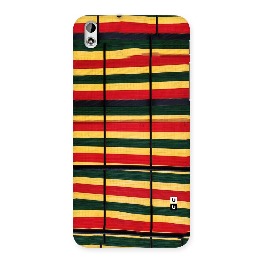 Bright Colors Lines Back Case for HTC Desire 816g