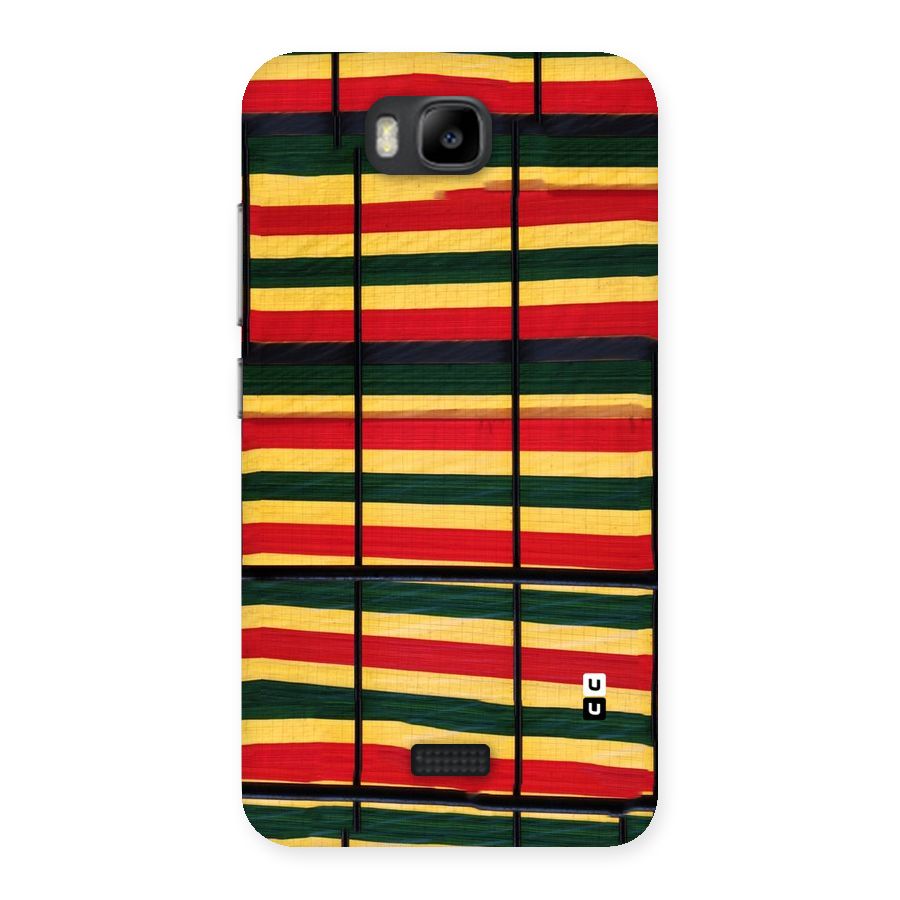 Bright Colors Lines Back Case for Honor Bee