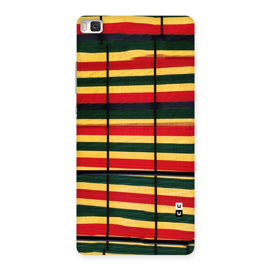 Bright Colors Lines Back Case for Huawei P8