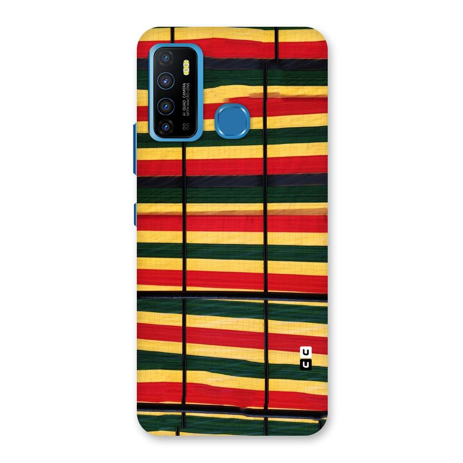 Bright Colors Lines Back Case for Infinix Hot 9