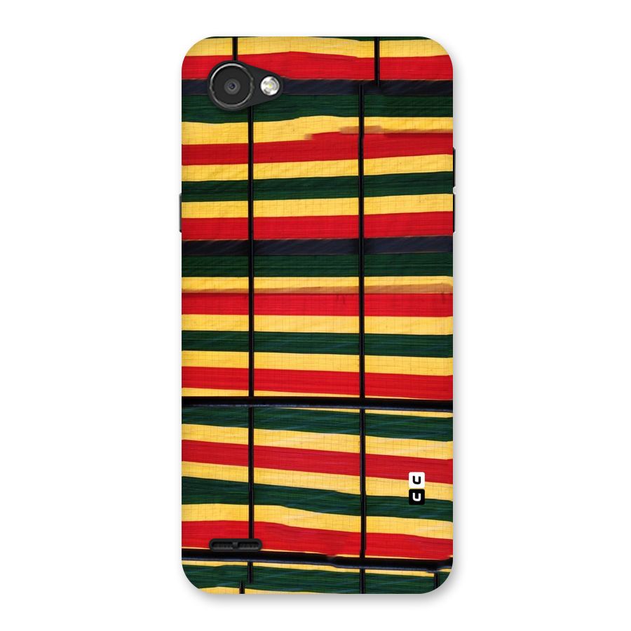 Bright Colors Lines Back Case for LG Q6