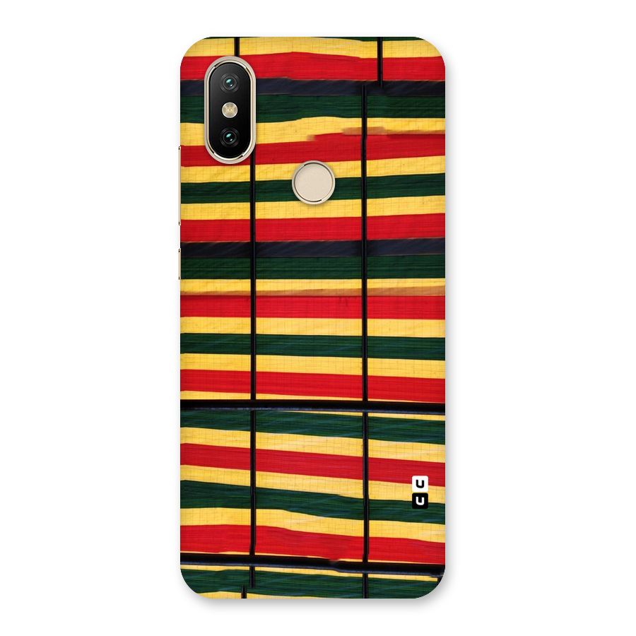 Bright Colors Lines Back Case for Mi A2