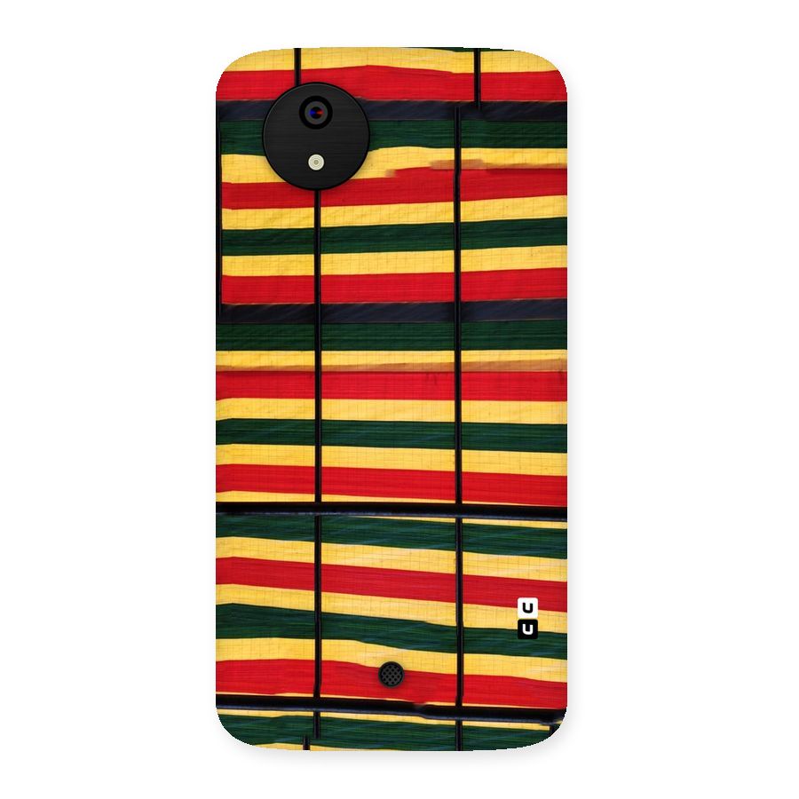 Bright Colors Lines Back Case for Micromax Canvas A1