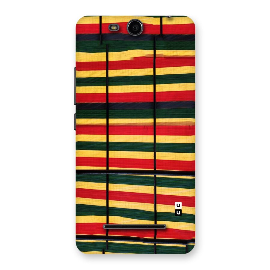 Bright Colors Lines Back Case for Micromax Canvas Juice 3 Q392