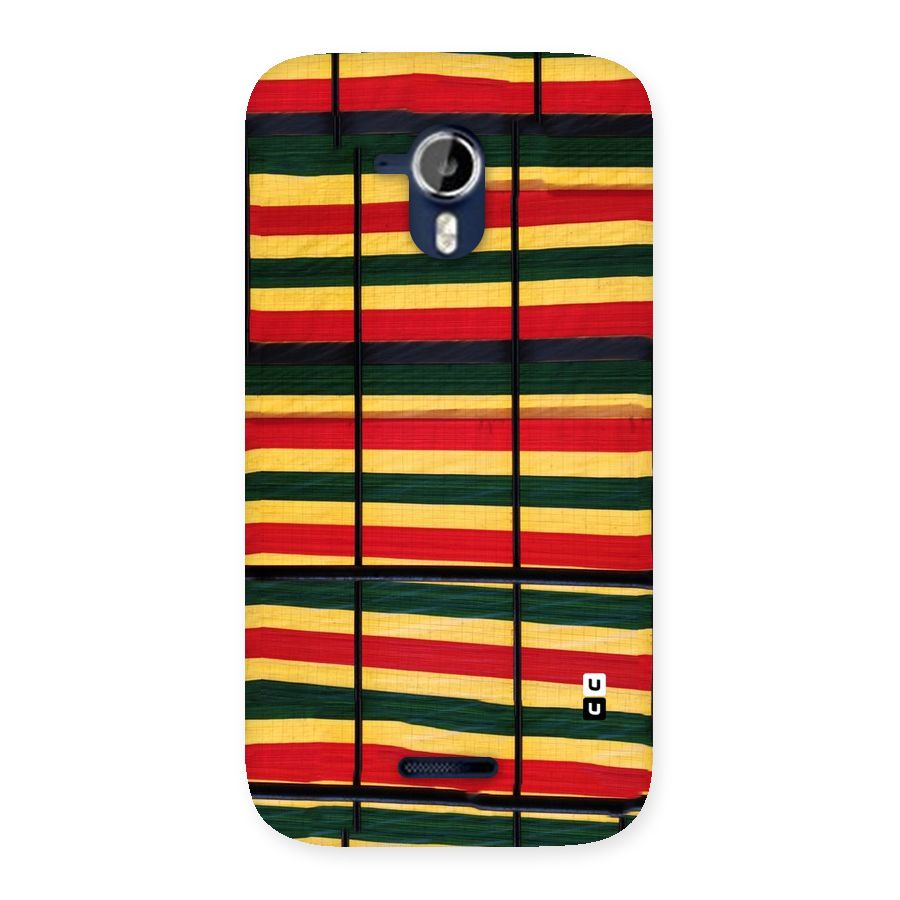 Bright Colors Lines Back Case for Micromax Canvas Magnus A117