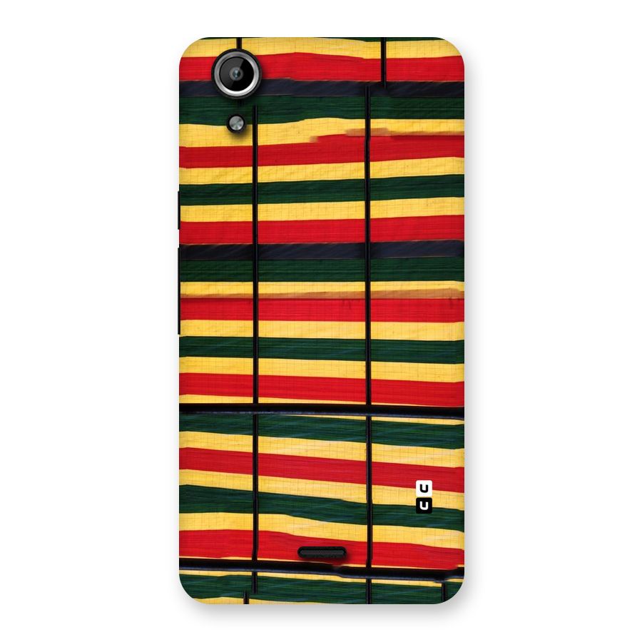 Bright Colors Lines Back Case for Micromax Canvas Selfie Lens Q345