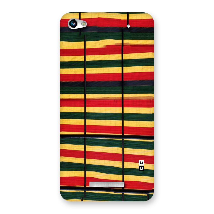 Bright Colors Lines Back Case for Micromax Hue 2
