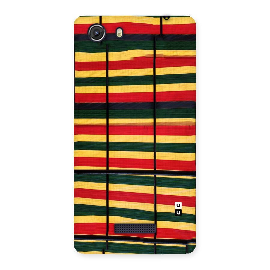 Bright Colors Lines Back Case for Micromax Unite 3