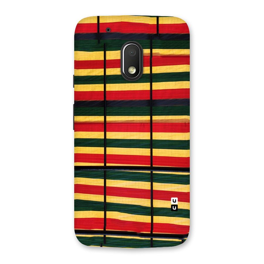 Bright Colors Lines Back Case for Moto G4 Play