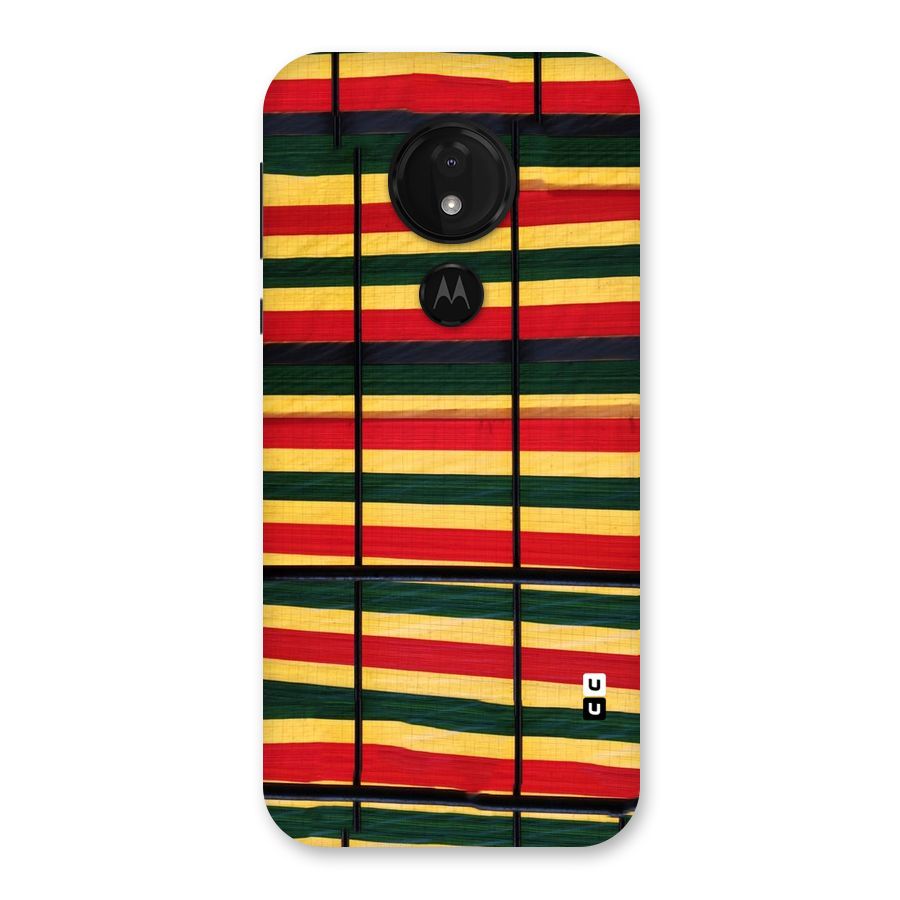 Bright Colors Lines Back Case for Moto G7 Power