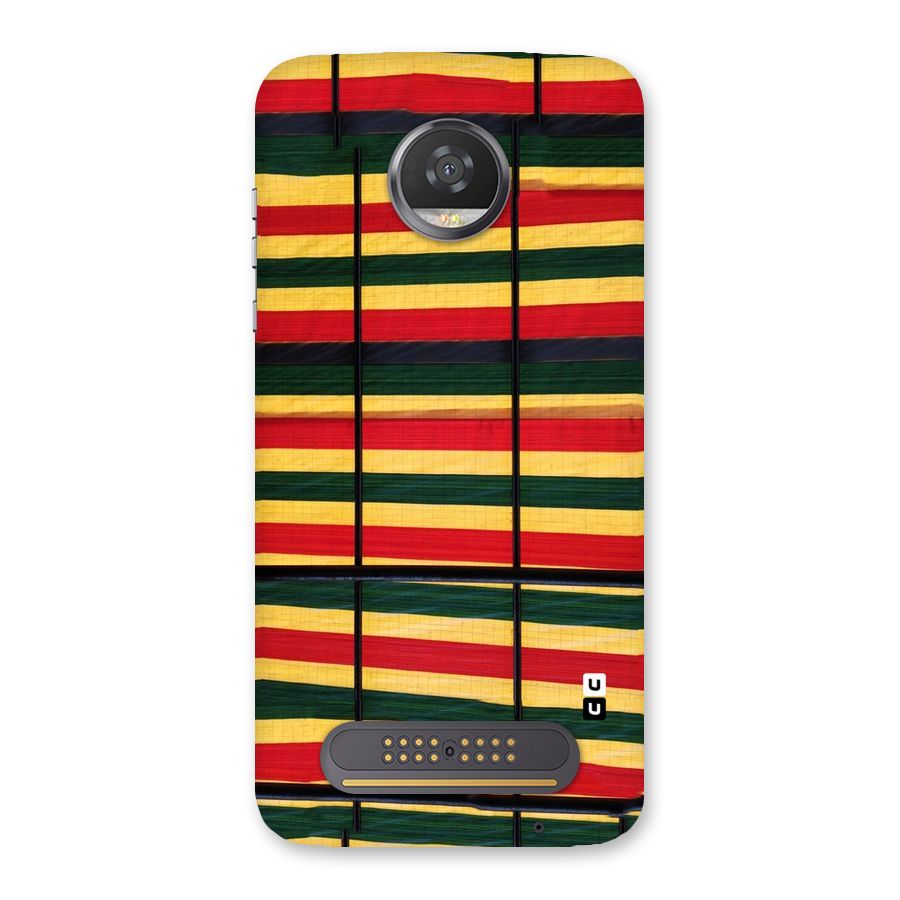 Bright Colors Lines Back Case for Moto Z2 Play